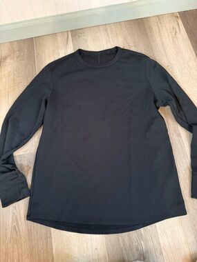 Lululemon Men's Black Shift Stitch Crew Shirt Size XL